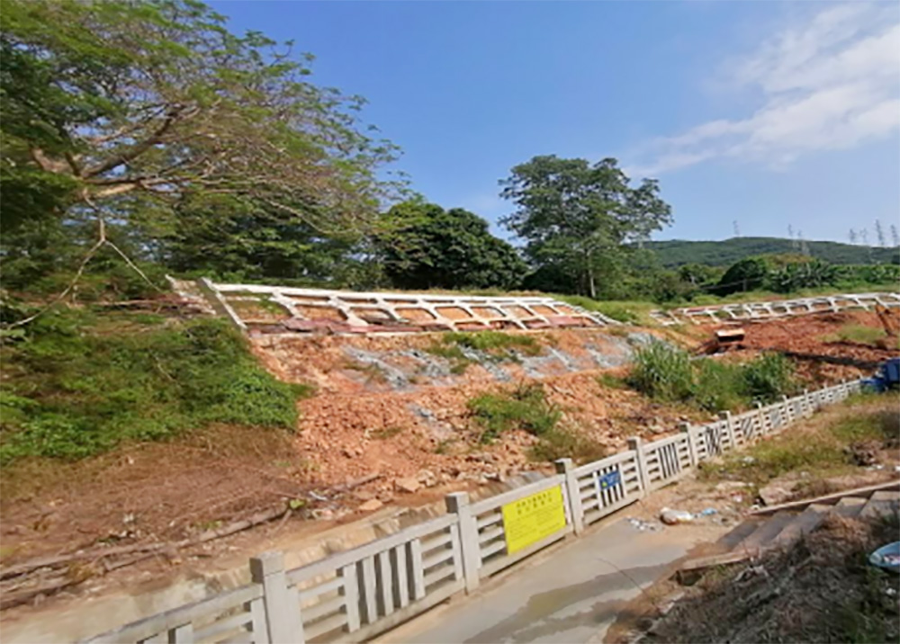 航城街道鹤洲立交北侧边坡应急修复基础工程