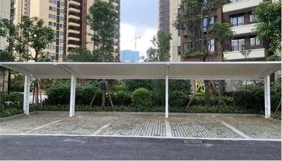 华为D区室外外围南侧建设自行车停车棚项目
