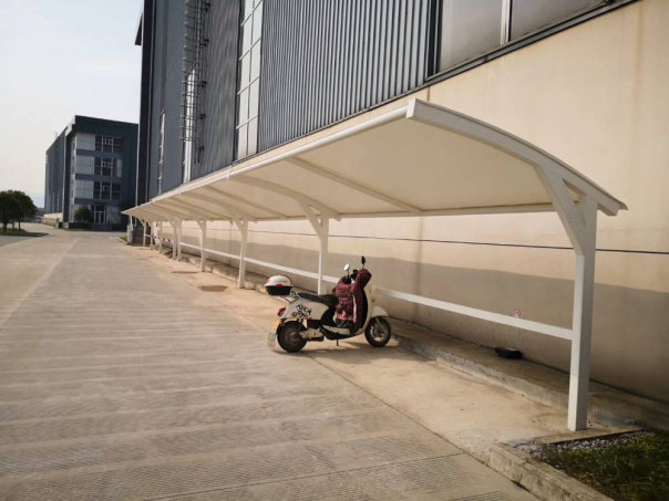 华为D区室外外围南侧建设自行车停车棚项目