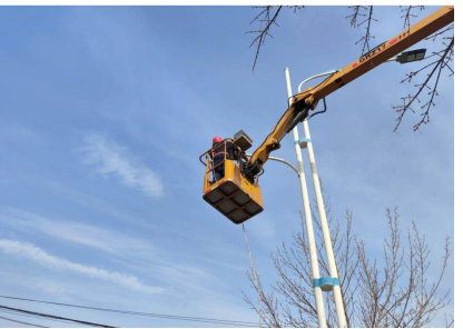 燕罗街道富塘路等路灯修缮工程