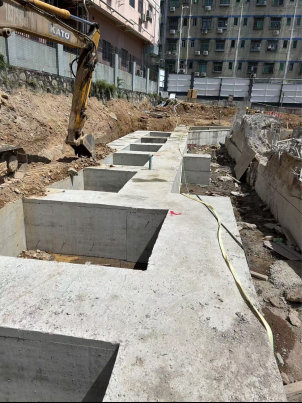 鑫岭楼项目拆除配套加固基础工程