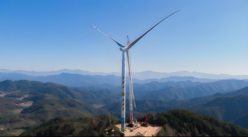 梅州山区乡村风力发电建设工程