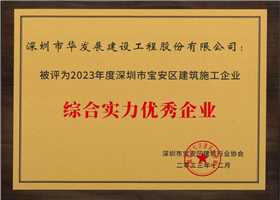 2023优秀企业奖牌