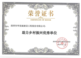 助力乡村振兴优秀单位