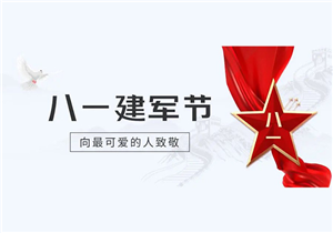 热烈庆祝中国人民解放军建军96周年