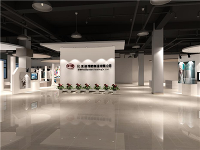比亚迪中研院一楼展厅装修工程