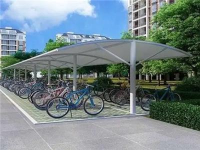华为D区室外外围南侧建设自行车停车棚项目